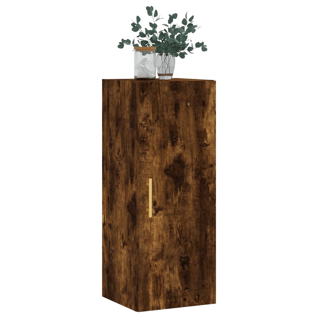 Armoire murale chêne fumé 34,5x34x90 cm - XIOS