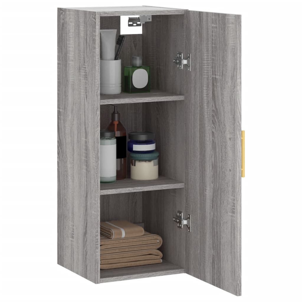 Armoire murale sonoma gris 34,5x34x90 cm - XIOS