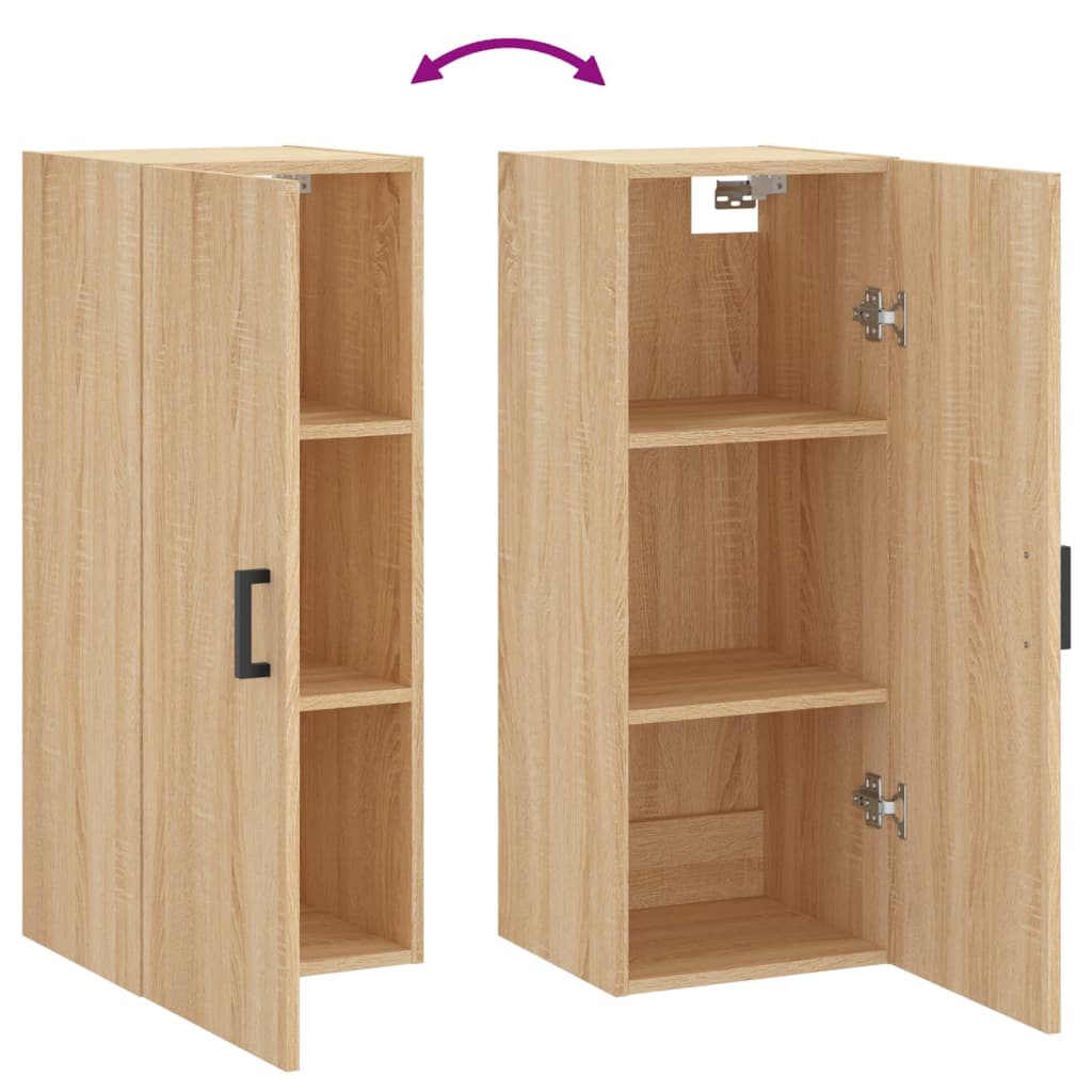 Armoire murale chêne sonoma 34,5x34x90 cm - XIOS