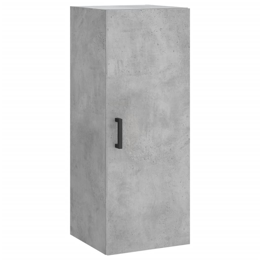 Armoire murale gris béton 34,5x34x90 cm - XIOS