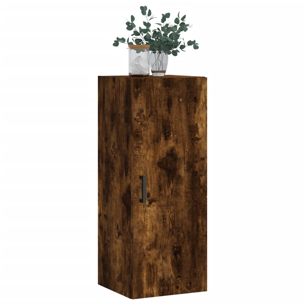 Armoire murale chêne fumé 34,5x34x90 cm - XIOS