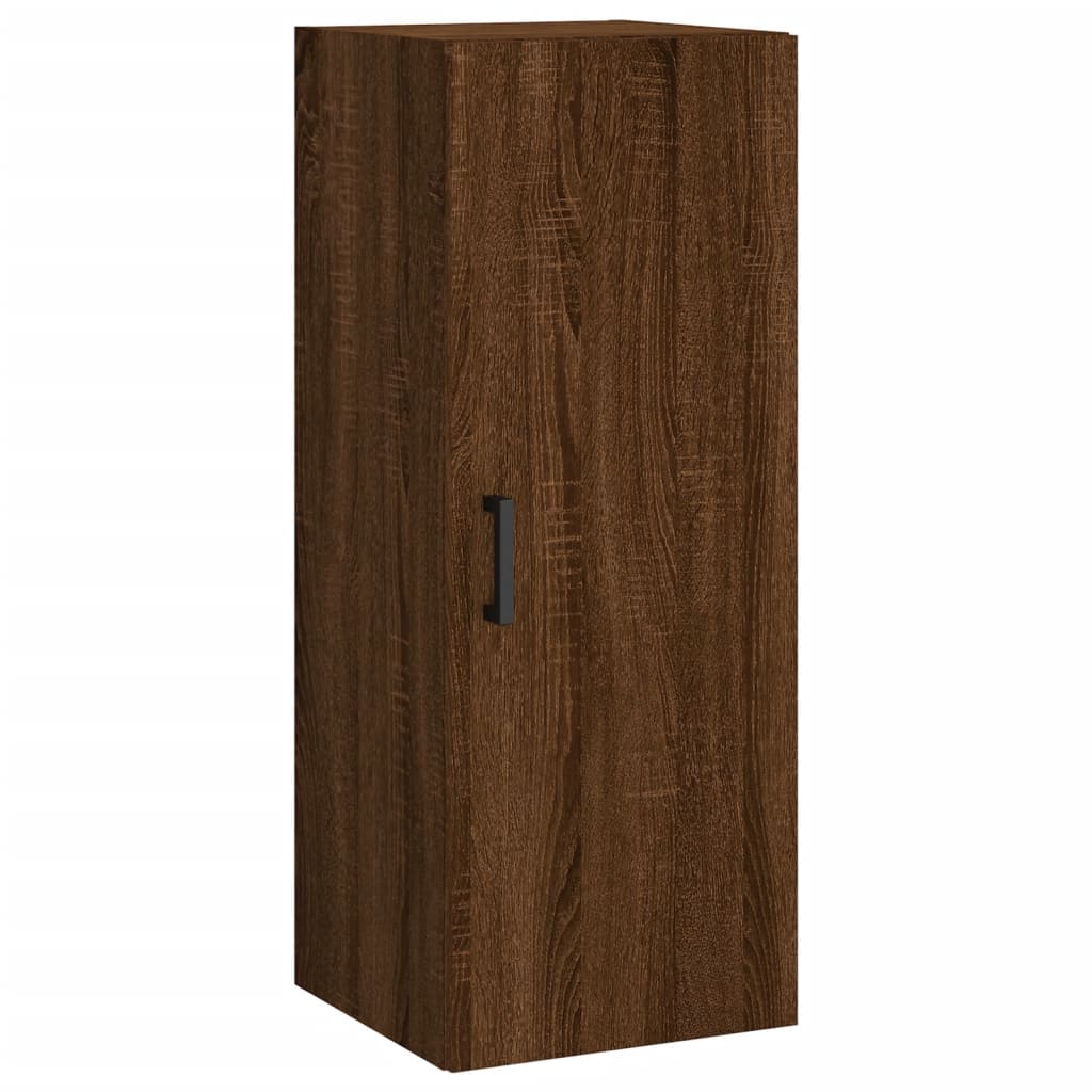Armoire murale chêne marron 34,5x34x90 cm - XIOS