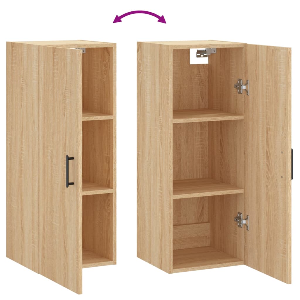 Armoire murale chêne sonoma 34,5x34x90 cm - XIOS