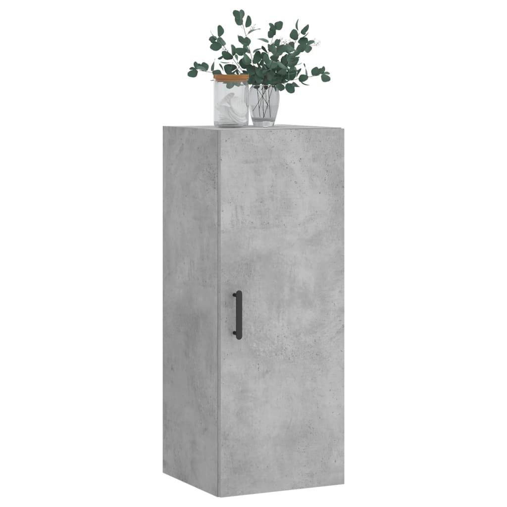 Armoire murale gris béton 34,5x34x90 cm - XIOS