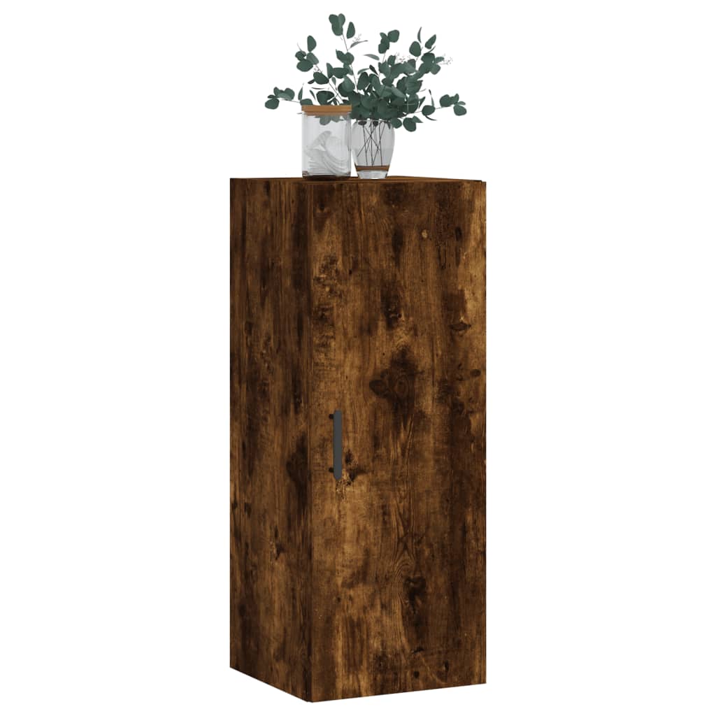 Armoire murale chêne fumé 34,5x34x90 cm - XIOS