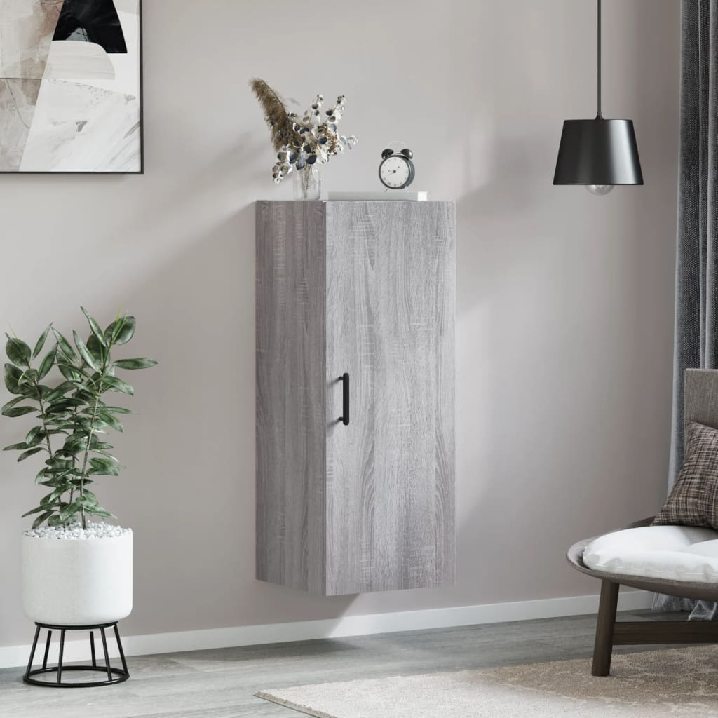 Armoire murale sonoma gris 34,5x34x90 cm - XIOS