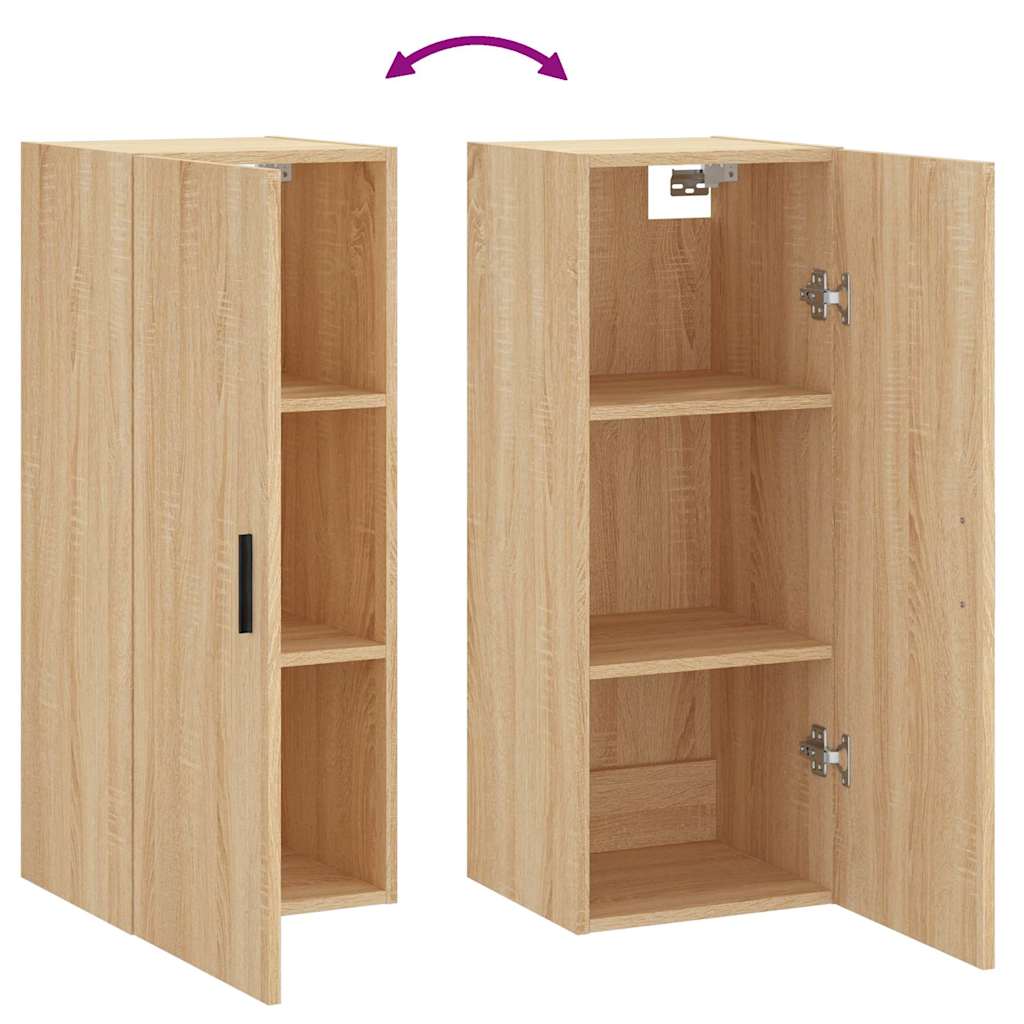 Armoire murale chêne sonoma 34,5x34x90 cm - XIOS