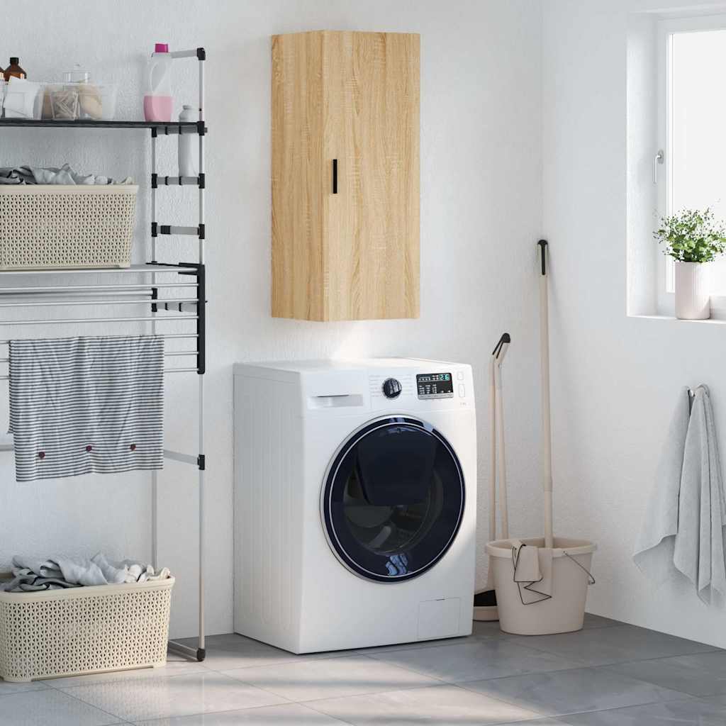 Armoire murale chêne sonoma 34,5x34x90 cm - XIOS