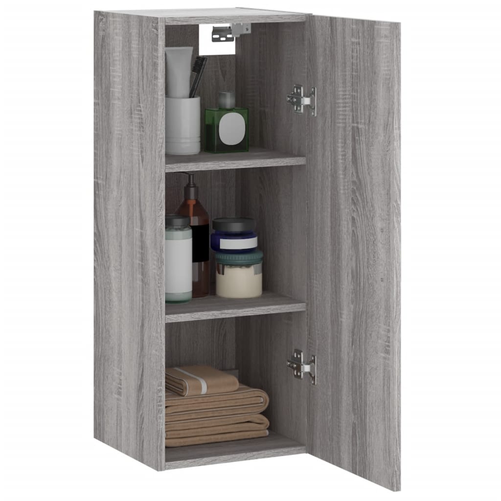 Armoire murale sonoma gris 34,5x34x90 cm - XIOS