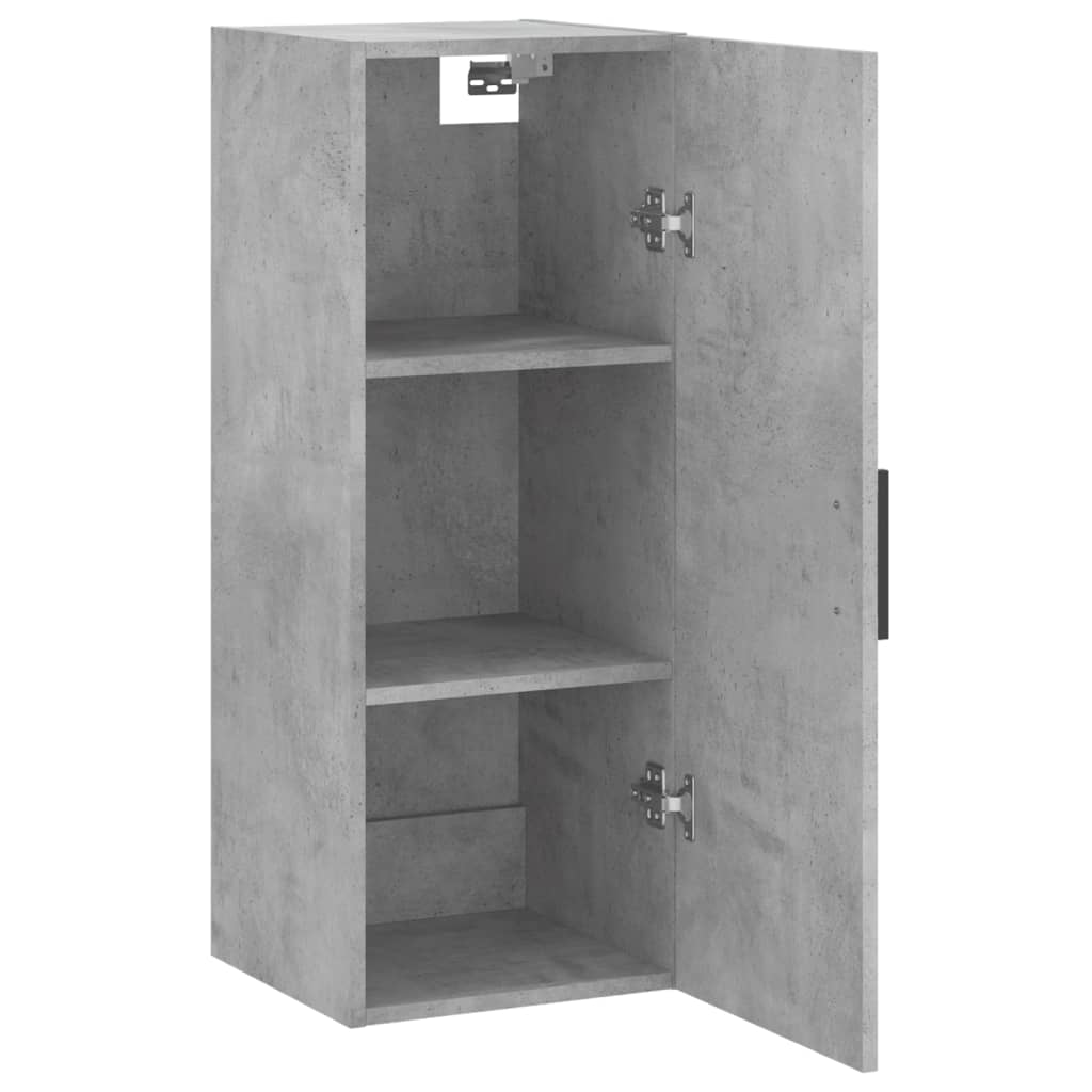 Armoire murale gris béton 34,5x34x90 cm - XIOS