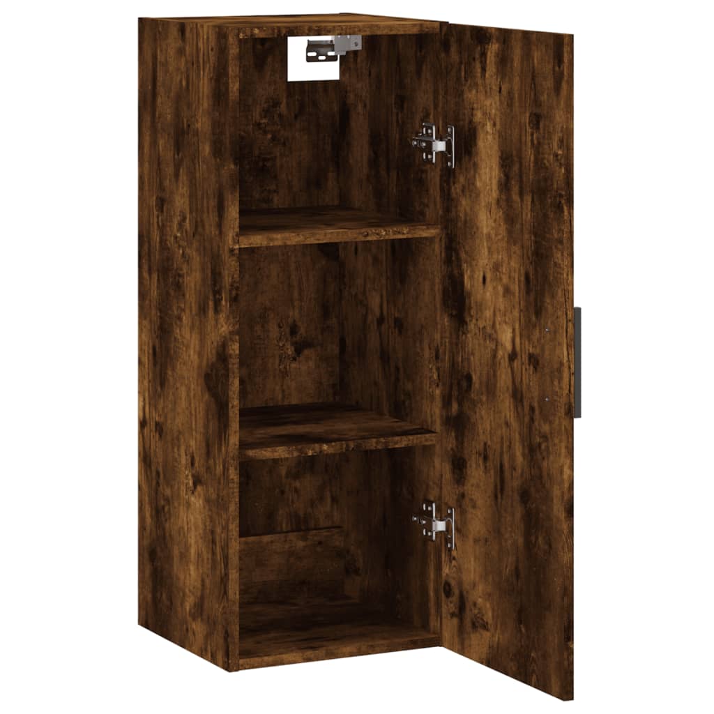 Armoire murale chêne fumé 34,5x34x90 cm - XIOS