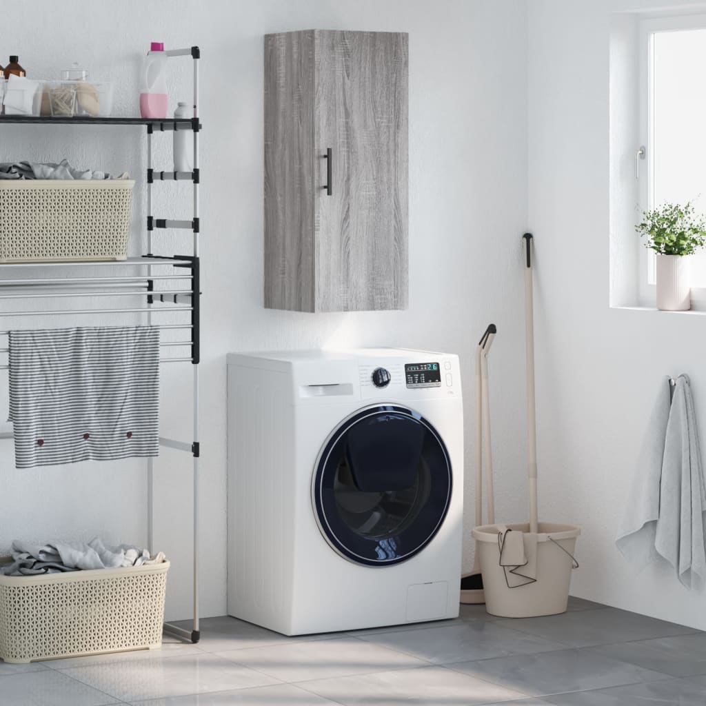 Armoire murale sonoma gris 34,5x34x90 cm - XIOS