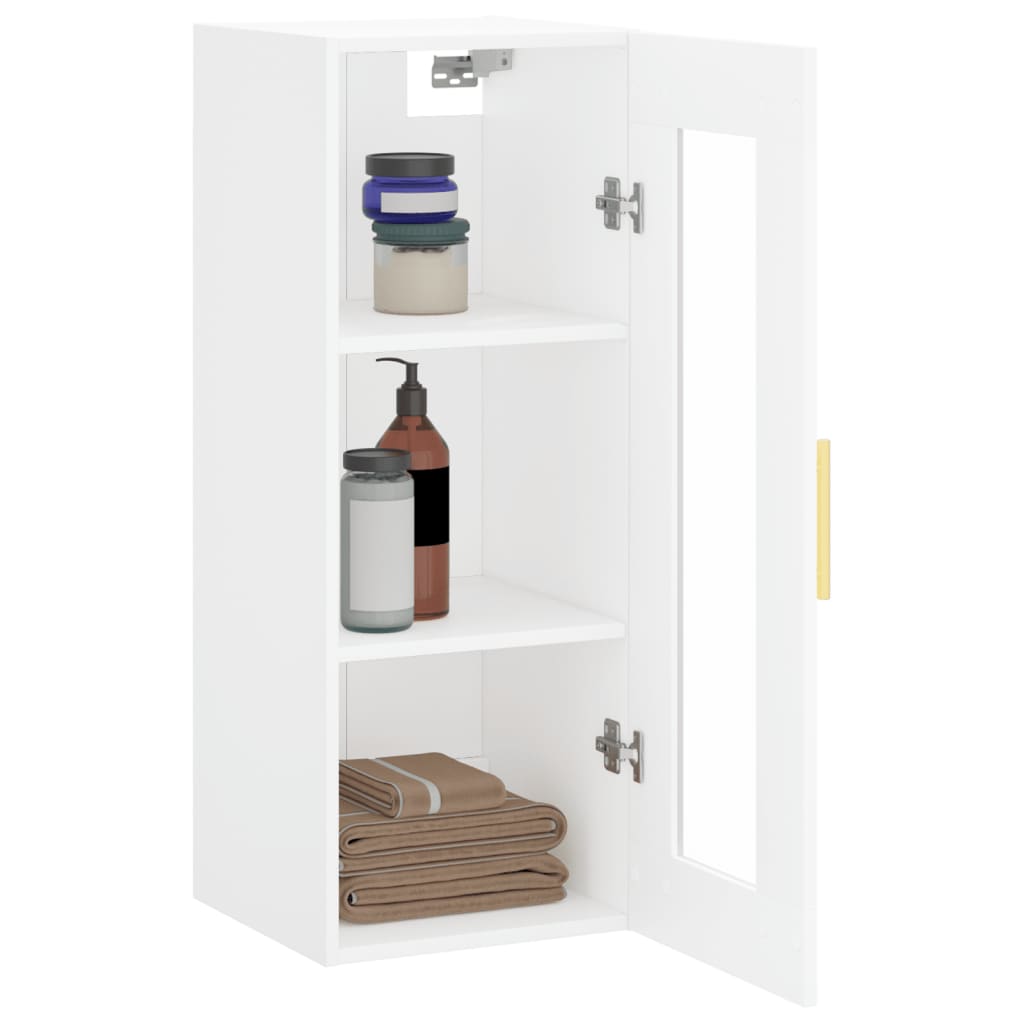Armoire murale blanc 34,5x34x90 cm - XIOS