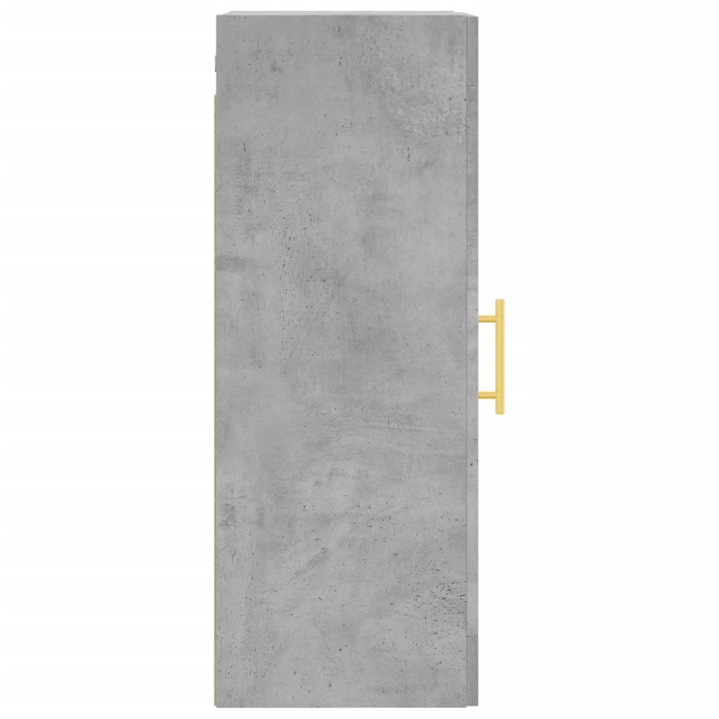 Armoire murale gris béton 34,5x34x90 cm - XIOS