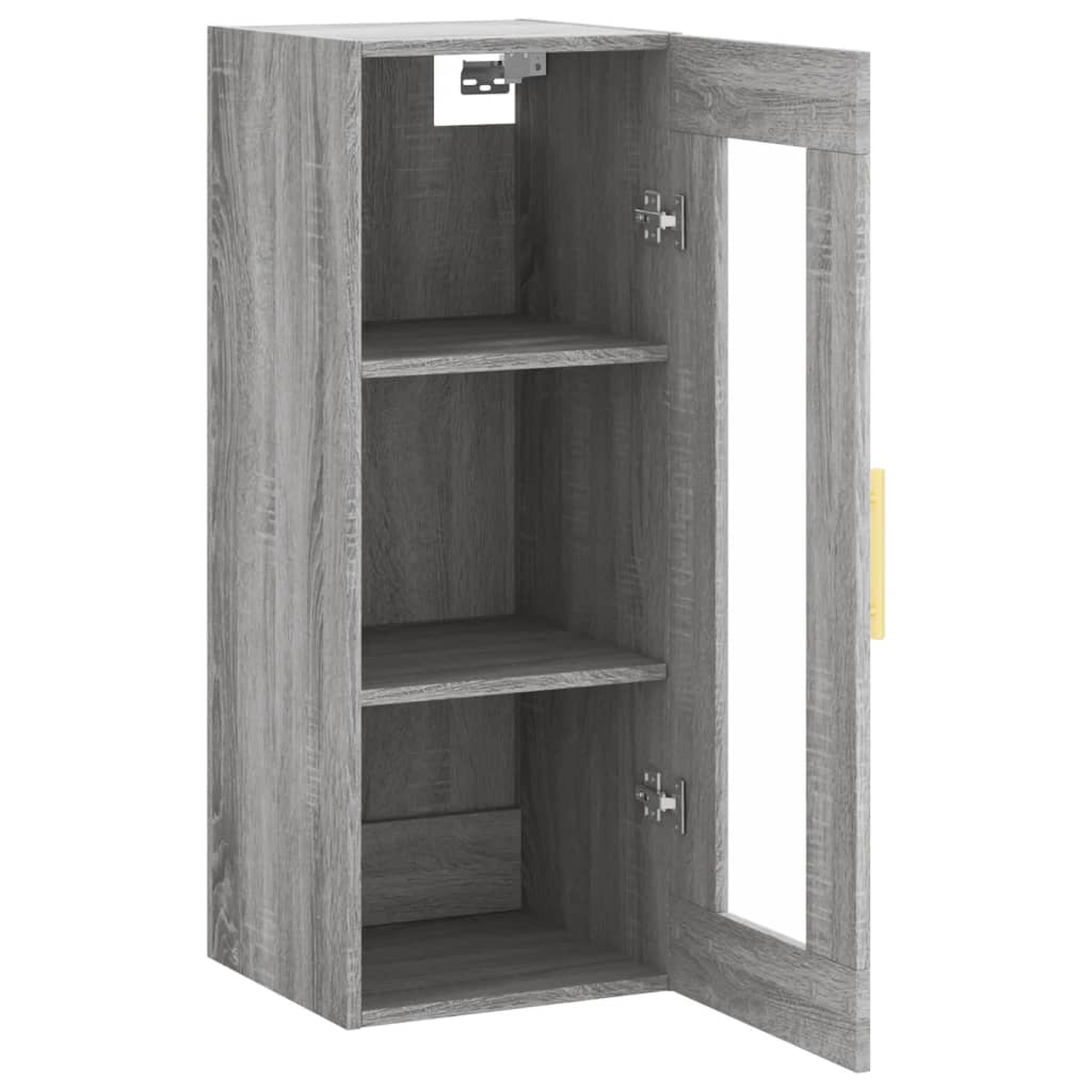 Armoire murale sonoma gris 34,5x34x90 cm - XIOS