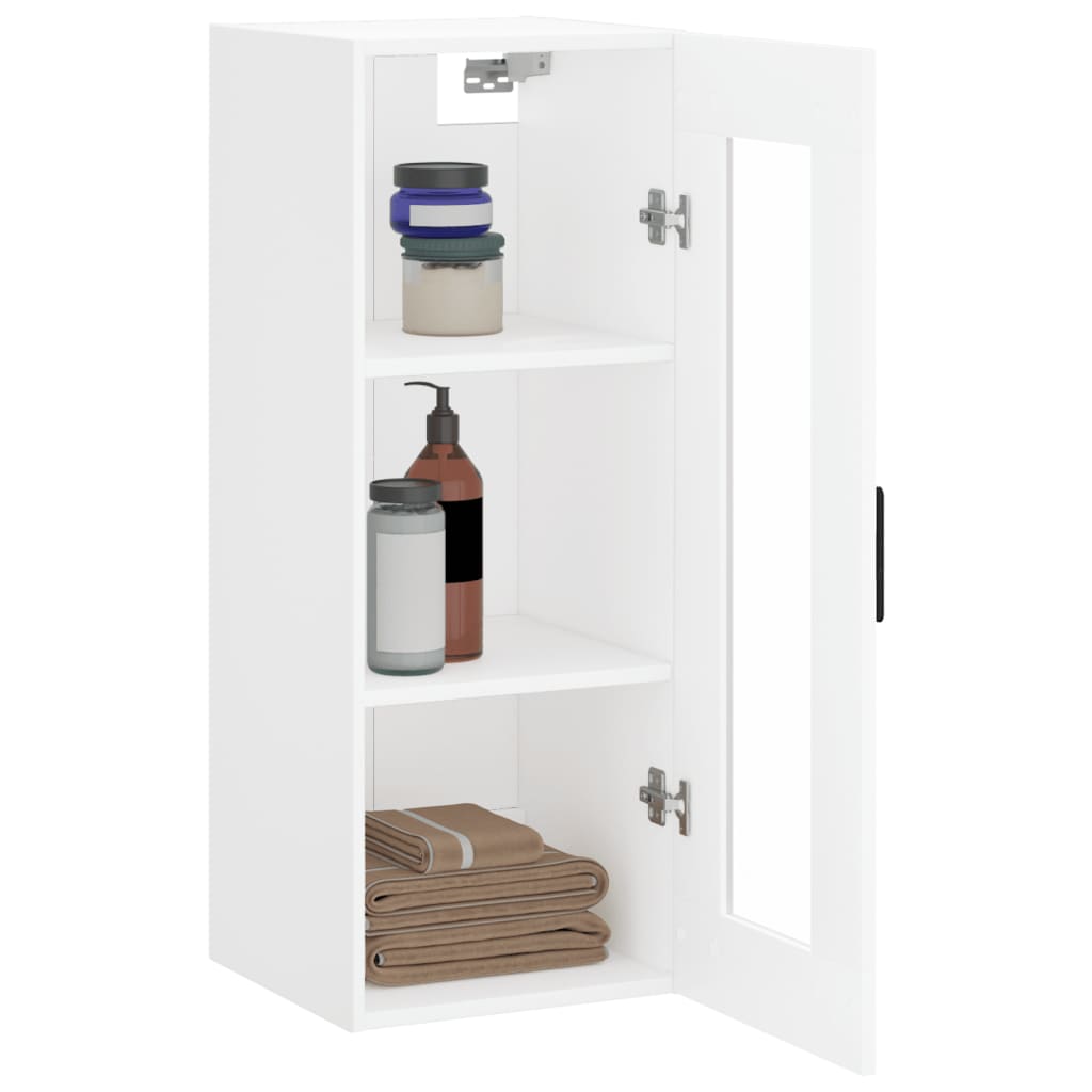 Armoire murale blanc 34,5x34x90 cm - XIOS