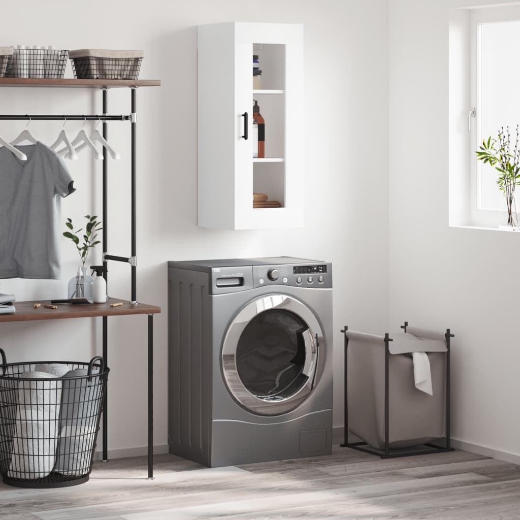 Armoire murale blanc 34,5x34x90 cm - XIOS