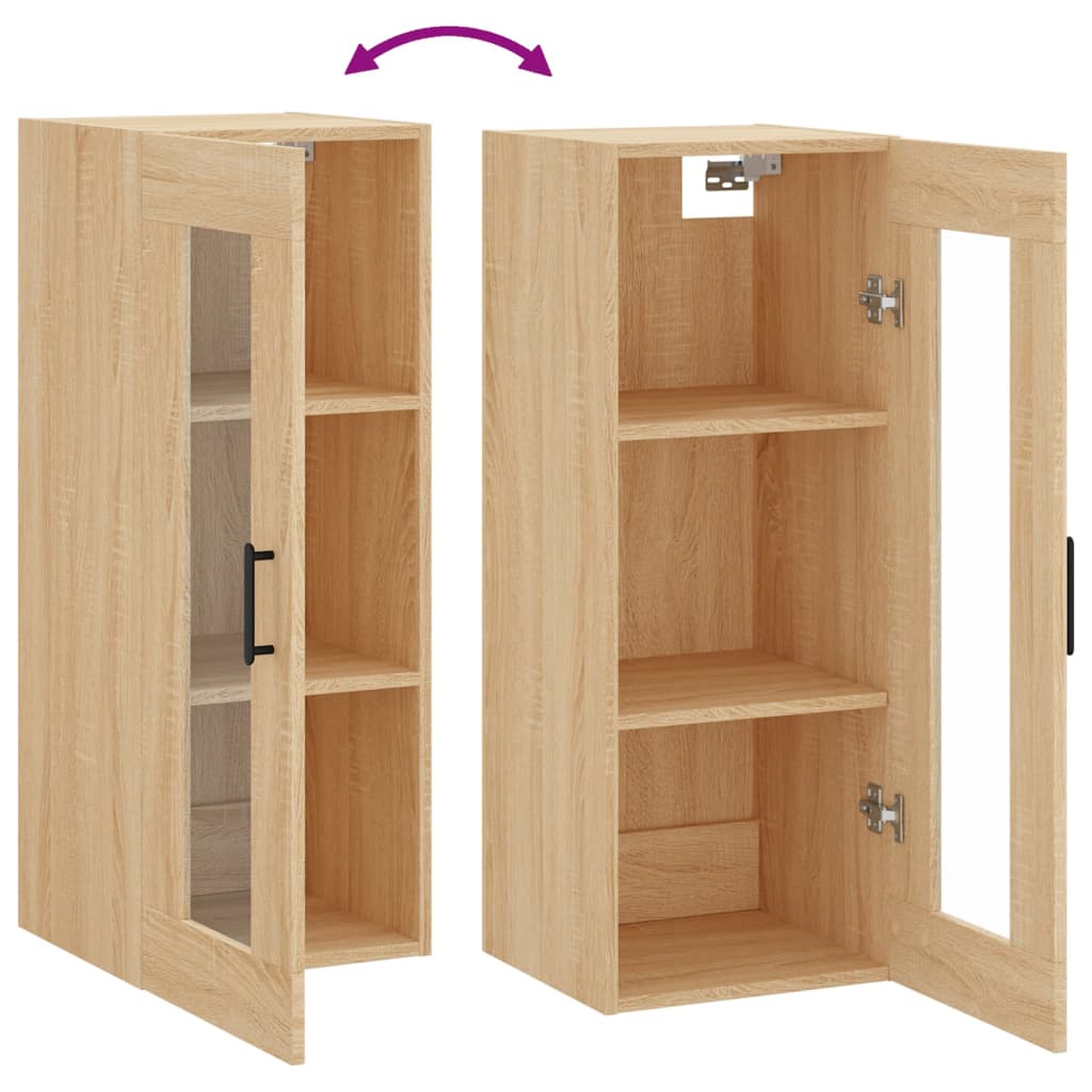 Armoire murale chêne sonoma 34,5x34x90 cm - XIOS