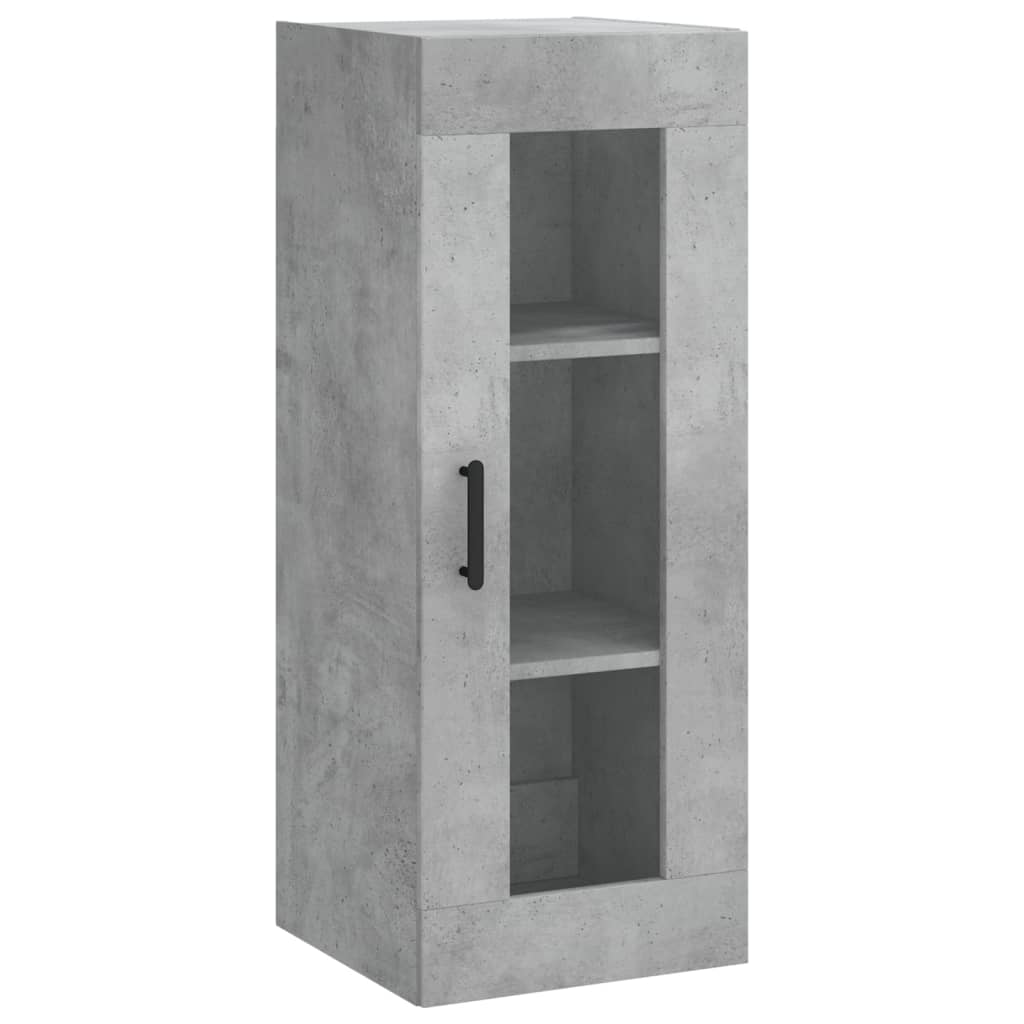 Armoire murale gris béton 34,5x34x90 cm - XIOS