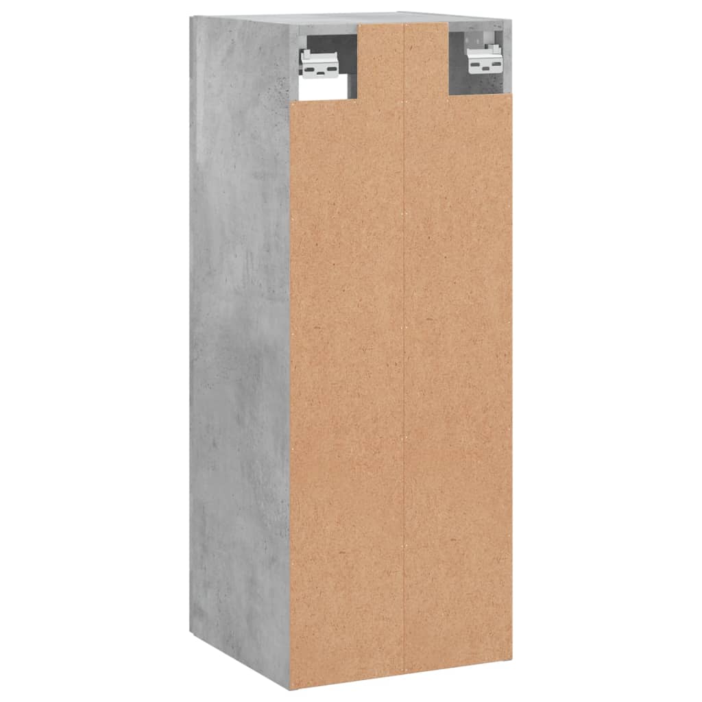 Armoire murale gris béton 34,5x34x90 cm - XIOS