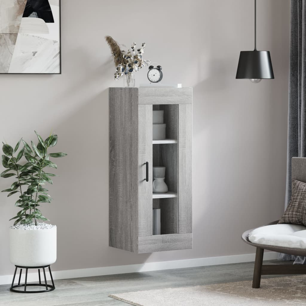 Armoire murale sonoma gris 34,5x34x90 cm - XIOS