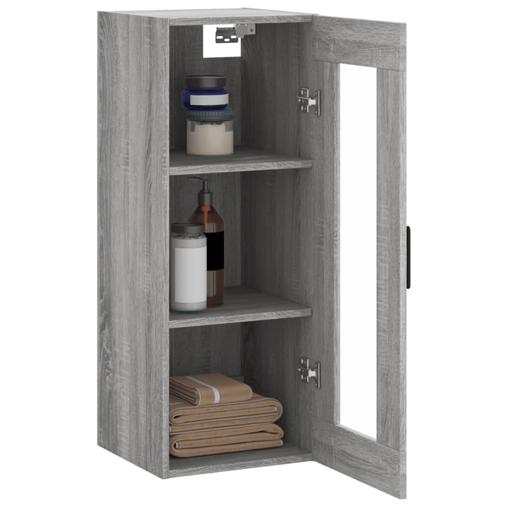 Armoire murale sonoma gris 34,5x34x90 cm - XIOS