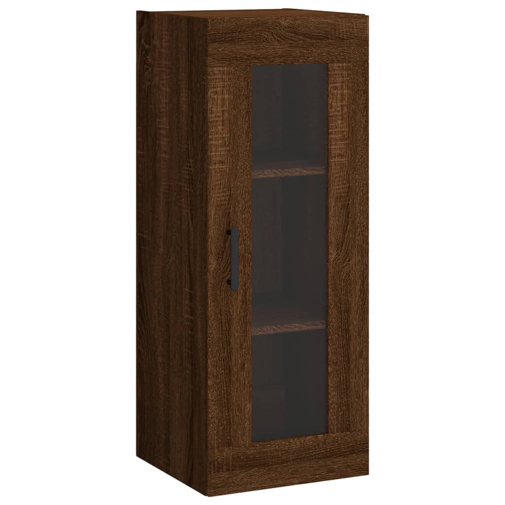 Armoire murale chêne marron 34,5x34x90 cm - XIOS