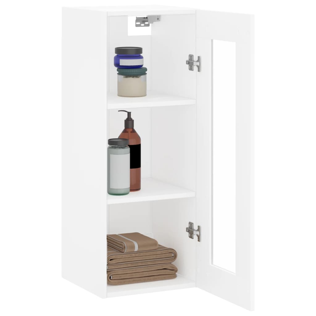 Armoire murale blanc 34,5x34x90 cm - XIOS