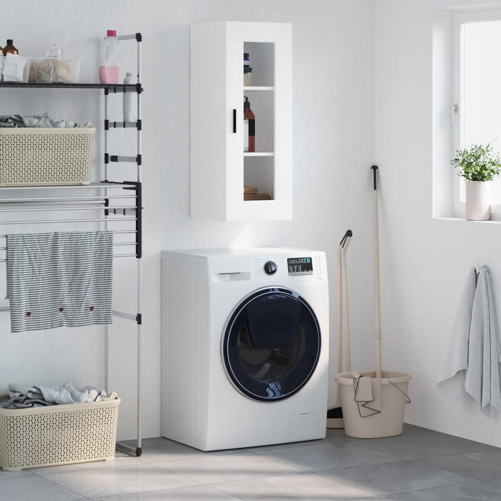 Armoire murale blanc 34,5x34x90 cm - XIOS