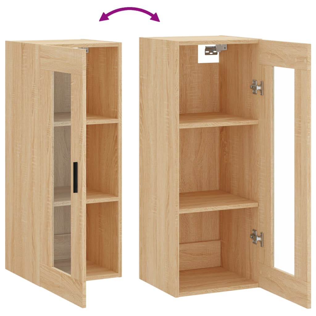 Armoire murale chêne sonoma 34,5x34x90 cm - XIOS