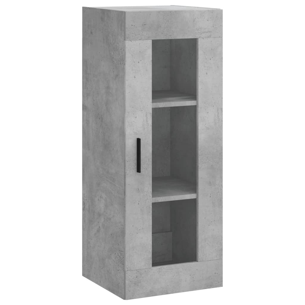 Armoire murale gris béton 34,5x34x90 cm - XIOS