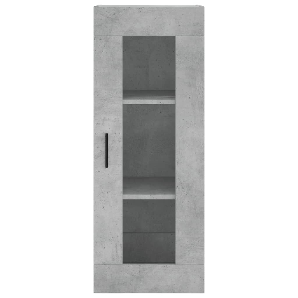 Armoire murale gris béton 34,5x34x90 cm - XIOS