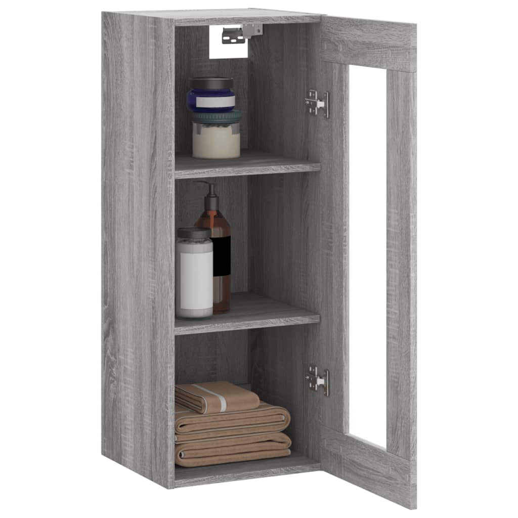 Armoire murale sonoma gris 34,5x34x90 cm - XIOS