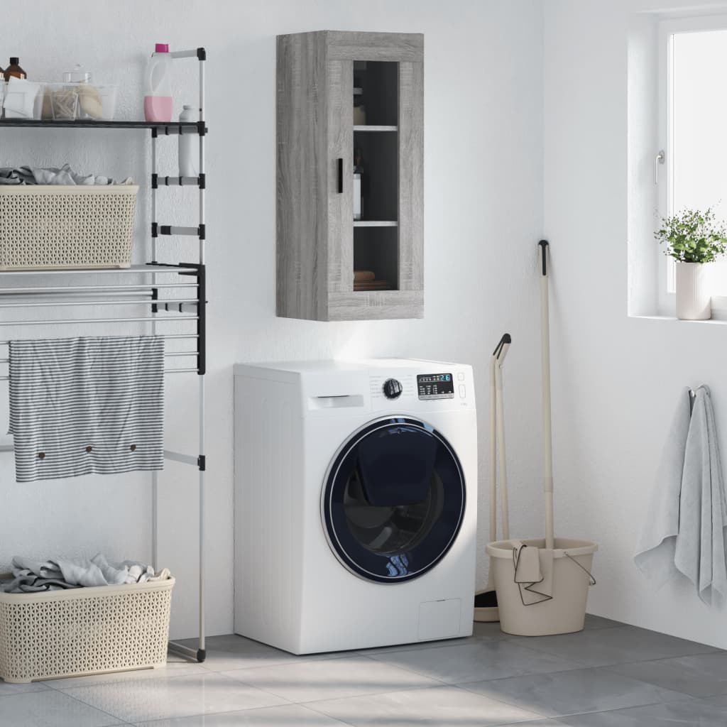 Armoire murale sonoma gris 34,5x34x90 cm - XIOS