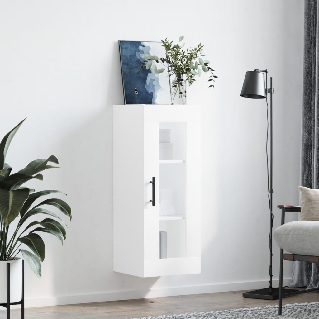 Armoire murale blanc 34,5x34x90 cm - XIOS