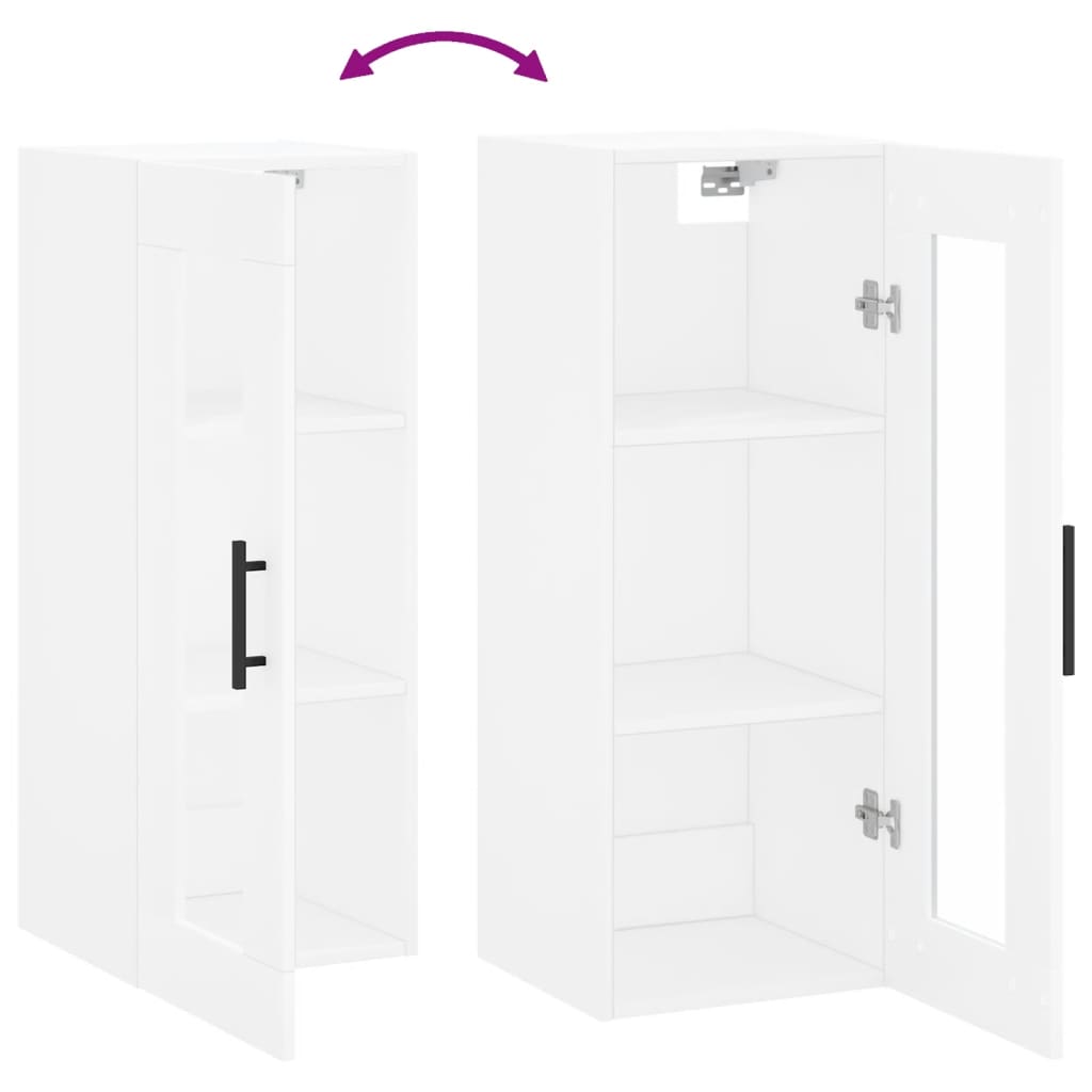 Armoire murale blanc 34,5x34x90 cm - XIOS