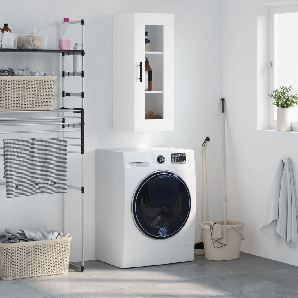 Armoire murale blanc 34,5x34x90 cm - XIOS