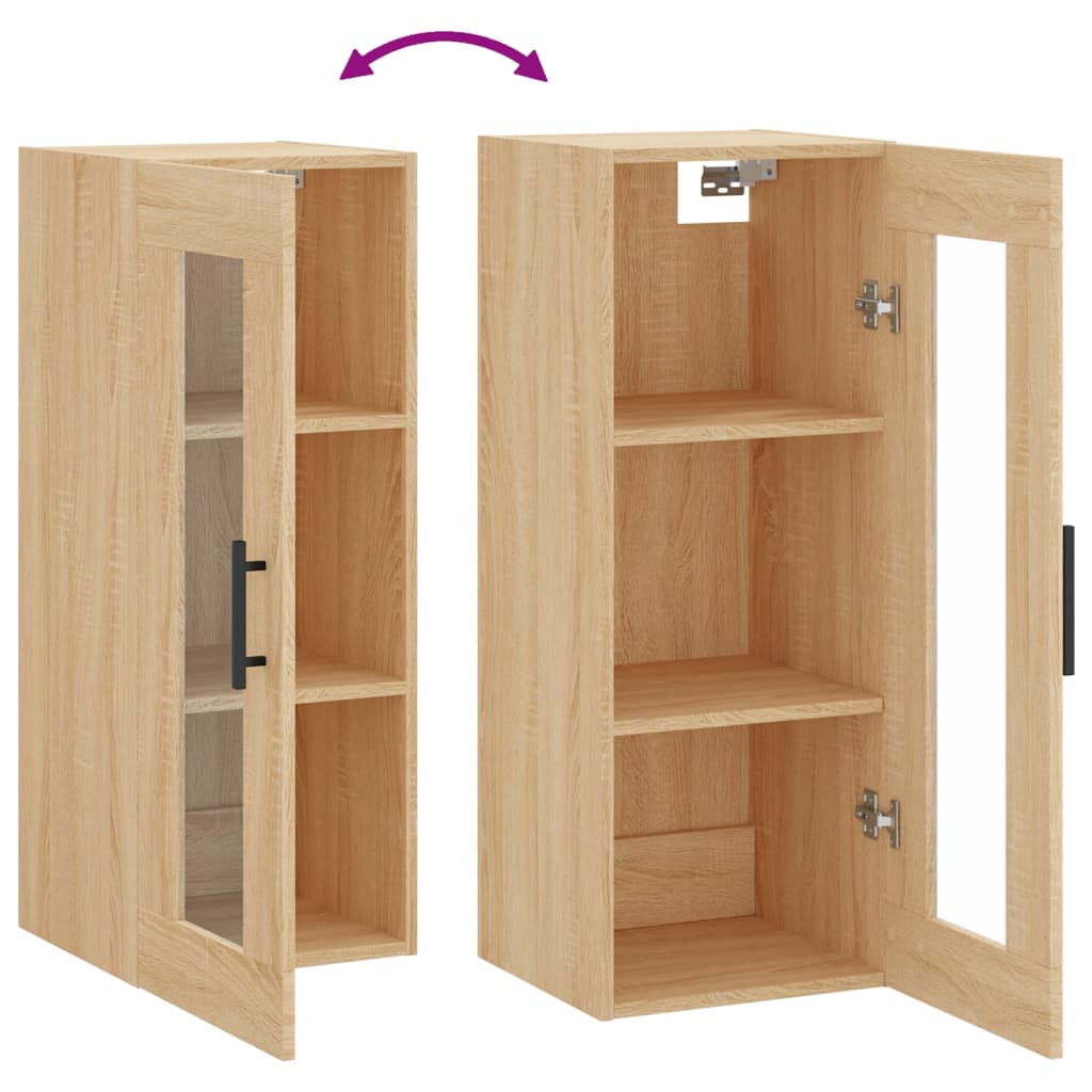 Armoire murale chêne sonoma 34,5x34x90 cm - XIOS