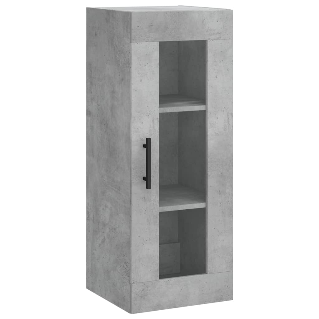 Armoire murale gris béton 34,5x34x90 cm - XIOS