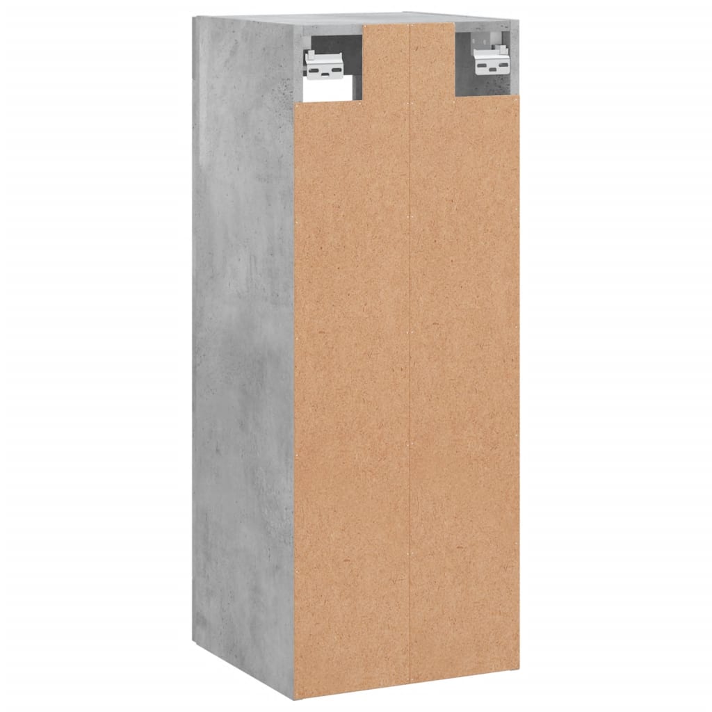Armoire murale gris béton 34,5x34x90 cm - XIOS