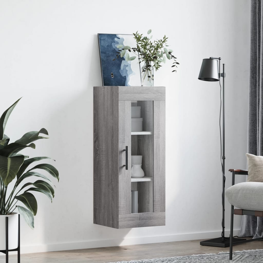 Armoire murale sonoma gris 34,5x34x90 cm - XIOS