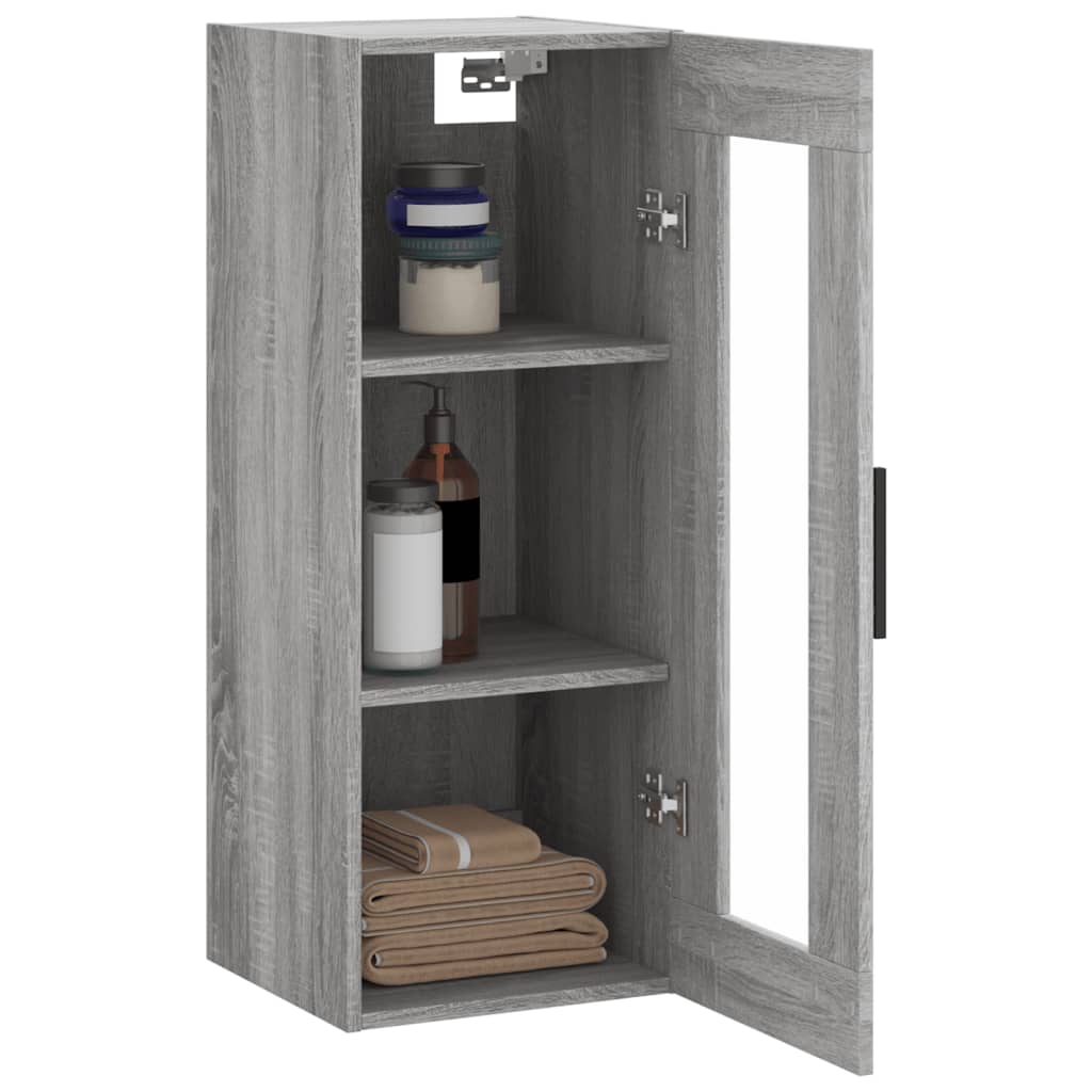 Armoire murale sonoma gris 34,5x34x90 cm - XIOS