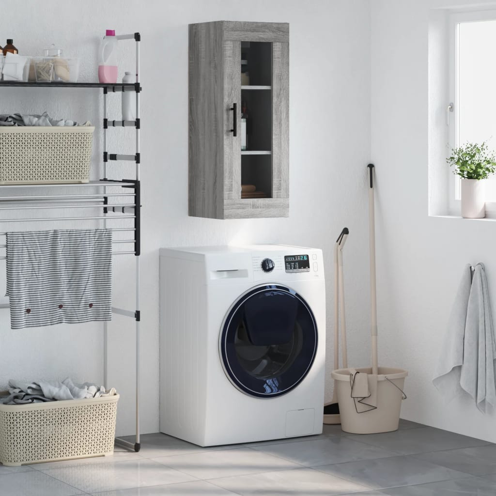 Armoire murale sonoma gris 34,5x34x90 cm - XIOS