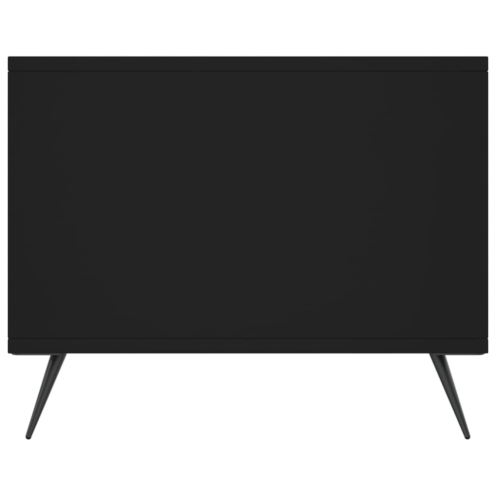 Table basse noir 90x50x40 cm bois d'ingénierie - XIOS