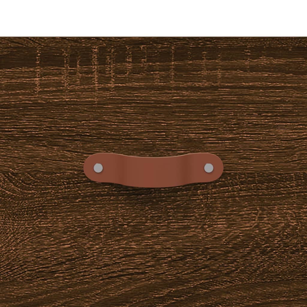 Table basse chêne marron 90x50x40 cm bois d'ingénierie - XIOS