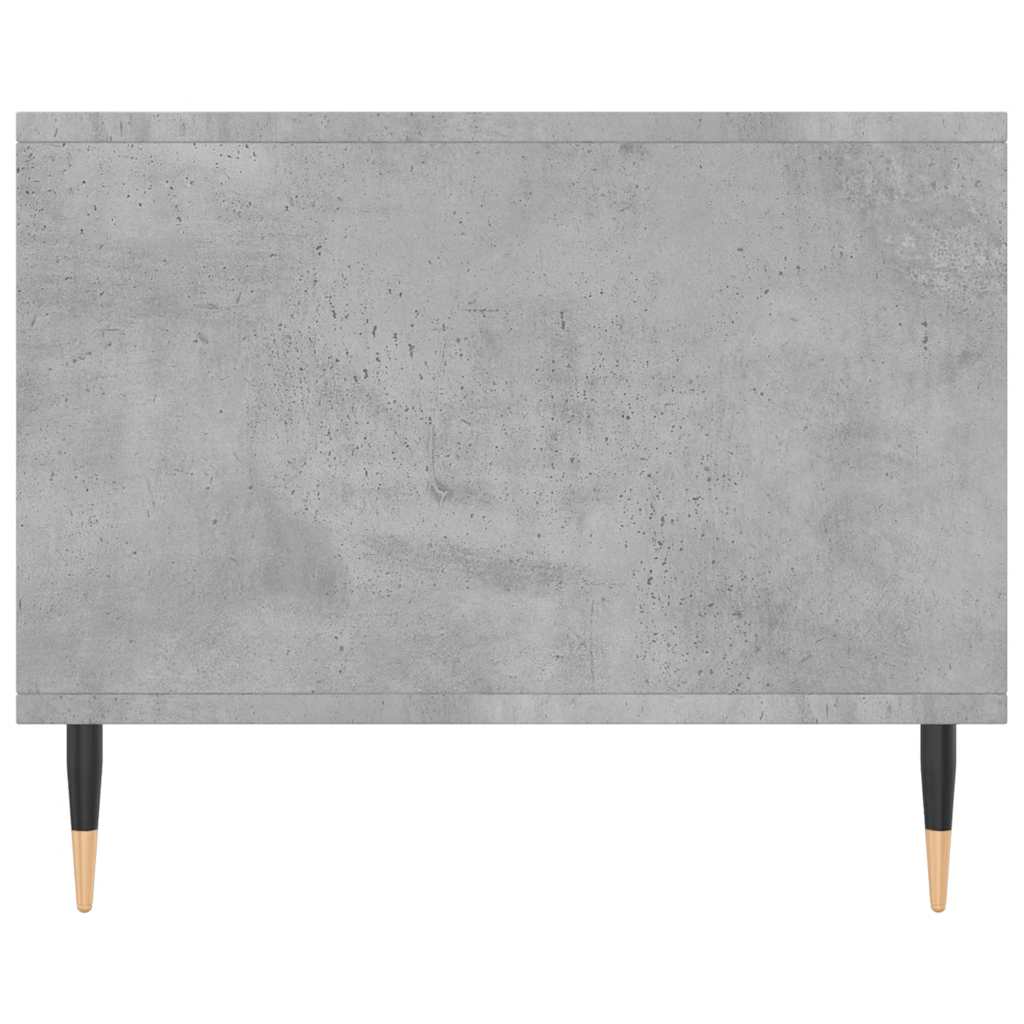 Table basse gris béton 90x50x40 cm bois d'ingénierie - XIOS