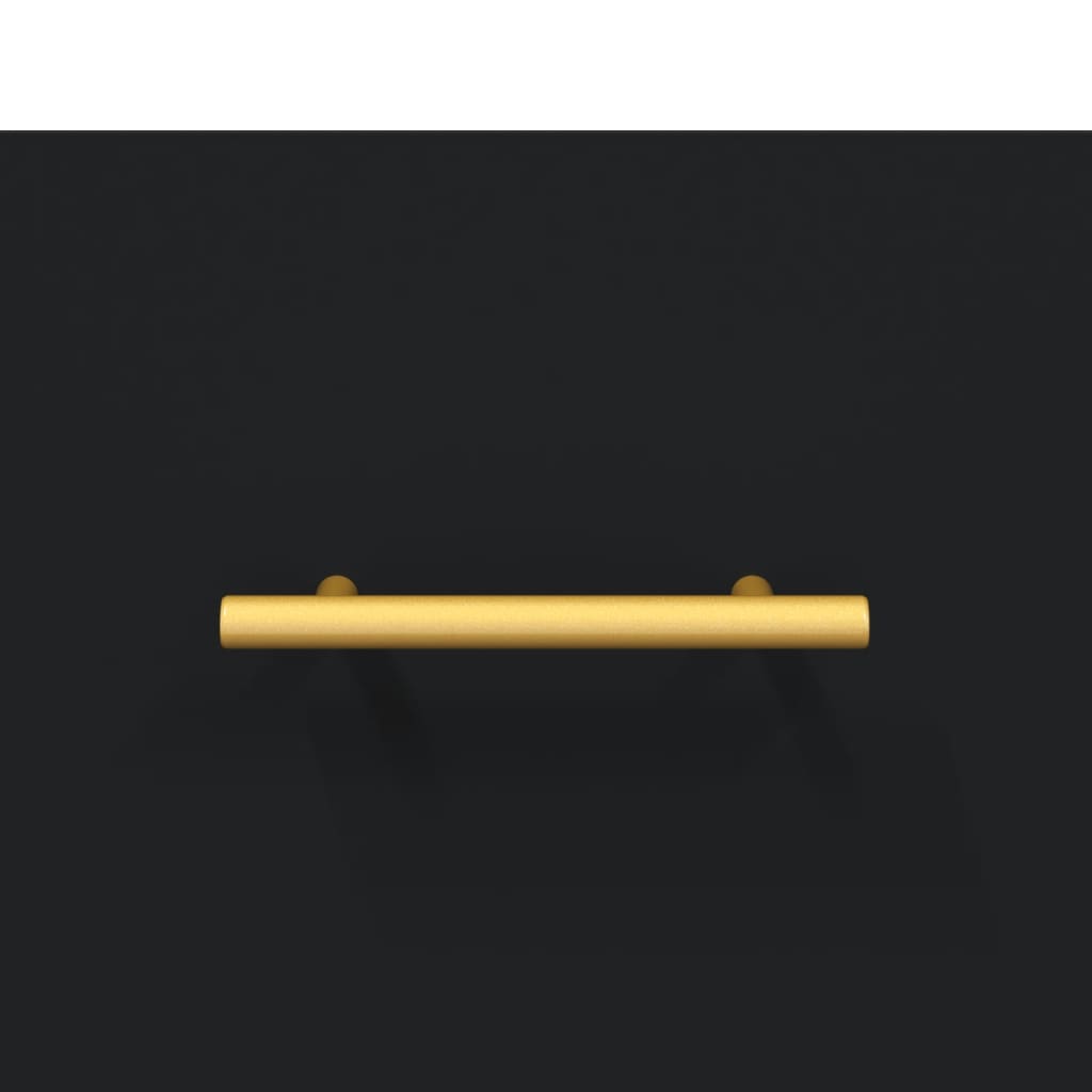 Table basse noir 90x50x40 cm bois d'ingénierie - XIOS