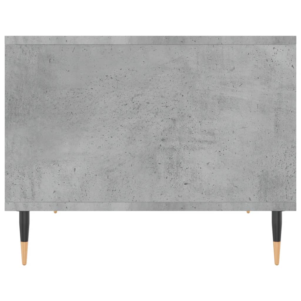 Table basse gris béton 60x50x40 cm bois d'ingénierie - XIOS