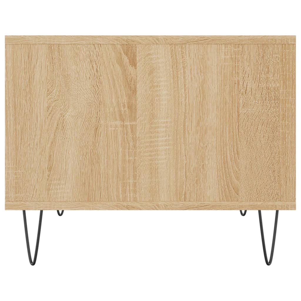 Table basse chêne sonoma 60x50x40 cm bois d'ingénierie - XIOS