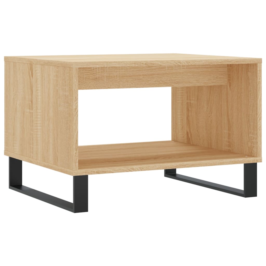 Table basse chêne sonoma 60x50x40 cm bois d'ingénierie - XIOS